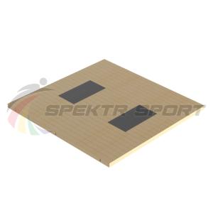 Купить Помост тяжелоатлетический 3х3х0,1м, рез. амортизаторы 1х0,5х0,04м в Гукове 
