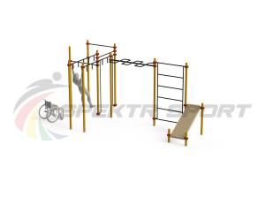 Купить Спортивный комплекс для инвалидов-колясочников WRK-D17_76mm в Гукове 