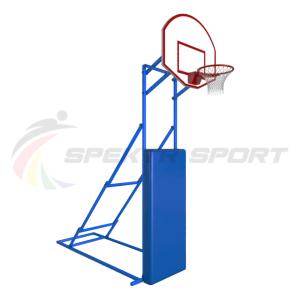 Купить Стойка стритбольная складная с фанерным щитом, кольцом, сеткой и защитой Street в Гукове 