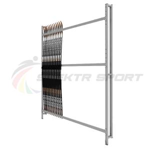 Купить Стеллаж для лыж односторонний пристенный на 10 пар SP ЛХ10 в Гукове 