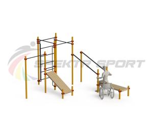 Купить Спортивный комплекс для инвалидов-колясочников WRK-D20_76mm в Гукове 